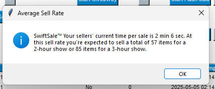 Live show analytics